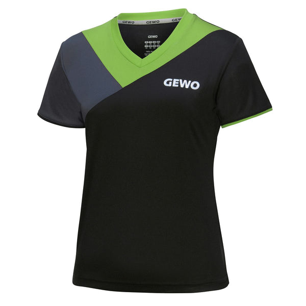 Gewo shirt Toledo Lady black/lime