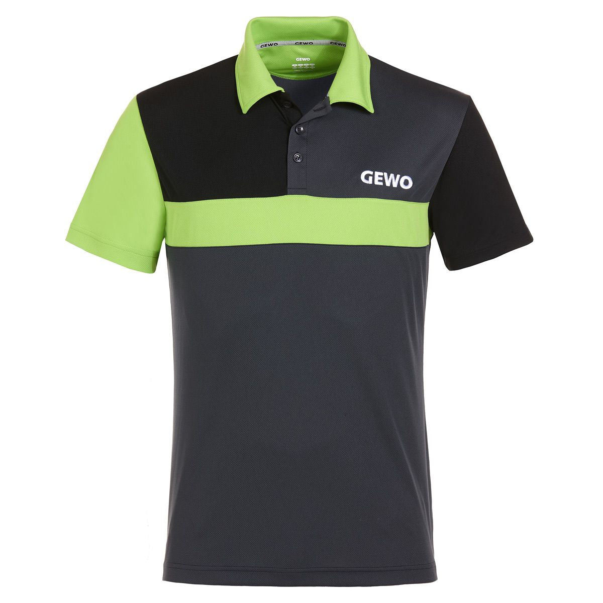 Gewo shirt Ravenna Polyester nine iron/lime