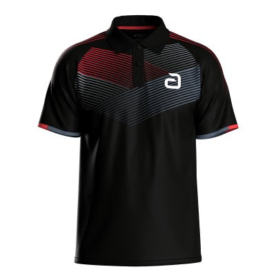 Andro Shirt Avos black/neon red