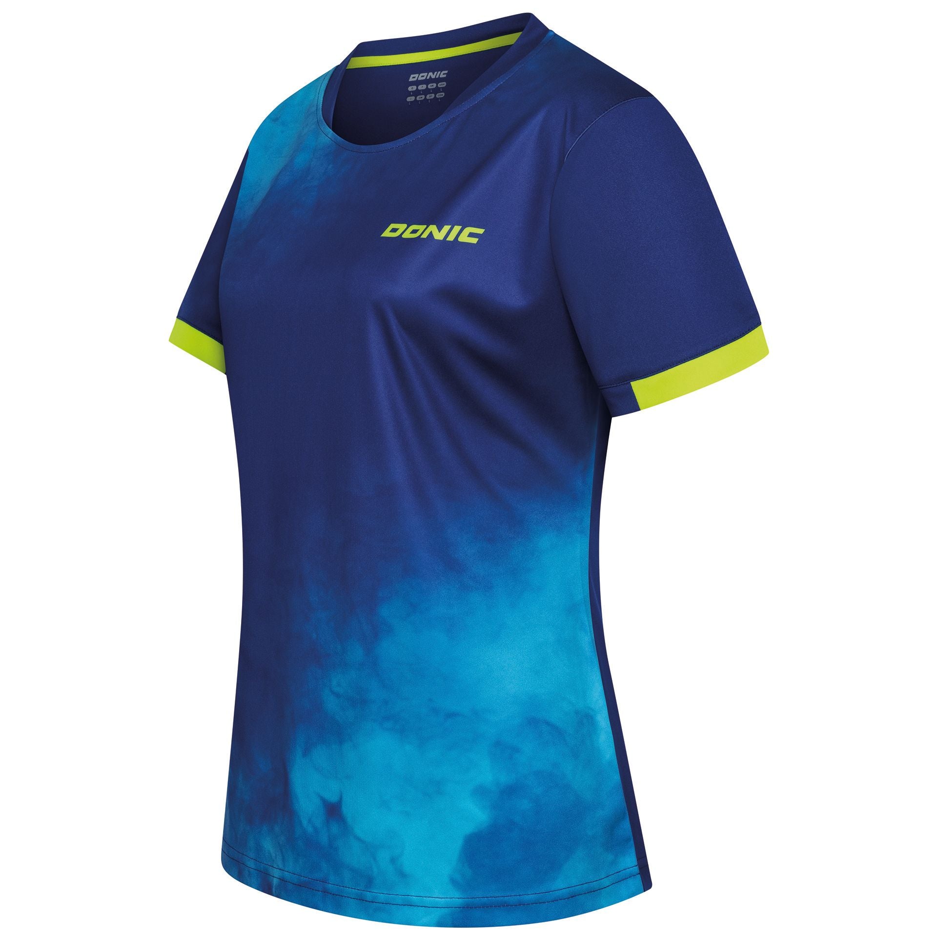 Donic shirt Lyra Lady navy/light blue/lime