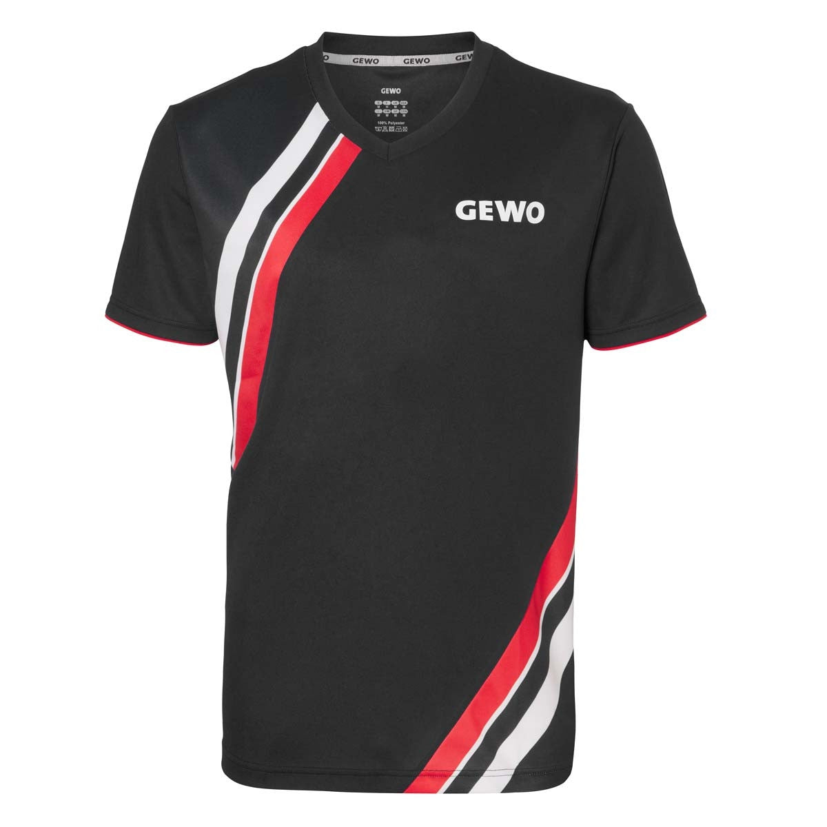 Gewo T-Shirt Arona black/red