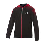 Andro Tracksuitjacket Salivan black/red