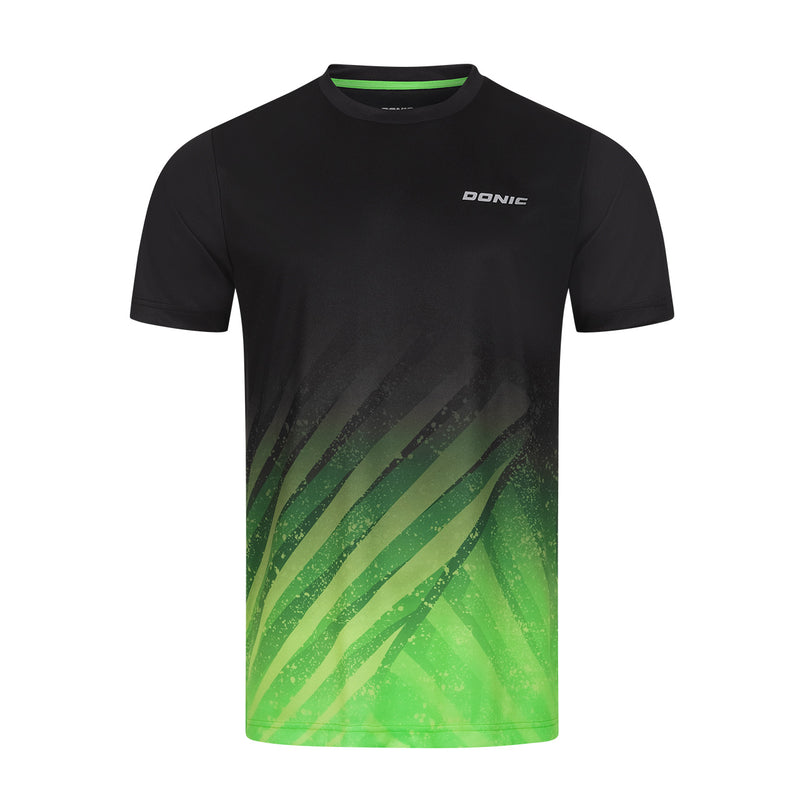 Donic T-Shirt Argon black/lime green